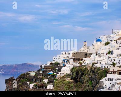 Vista verso Imerovigli, Santorini Thira Island, Cicladi, isole greche, Grecia, Europa Copyright: KarolxKozlowski 1245-3565 Foto Stock