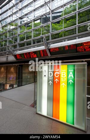 Tokyo International Forum, Marunouchi edifici area business, Tokyo, Giappone. Foto Stock