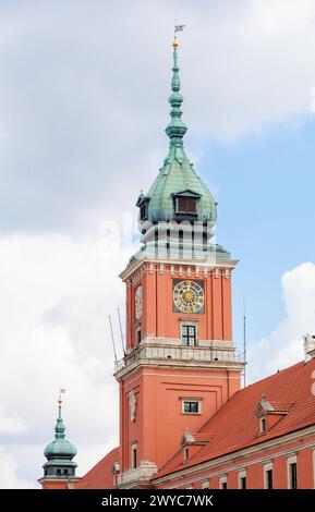 Castello reale nella città vecchia di Varsavia Foto Stock