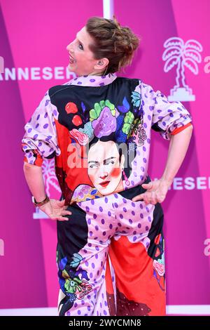 Cannes, Francia. 5 aprile 2024. Cannes - 7° Canneseries International Festival - Genie Godula credito: Agenzia fotografica indipendente/Alamy Live News Foto Stock