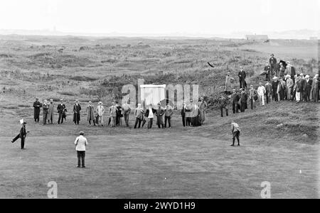 Campo da golf Links a Portmarnock nella contea settentrionale di Dublino, 1900 circa Foto Stock