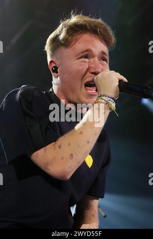 Padova, Italia. 5 aprile 2024. ALFA - non so chi abbia creato il mondo ma so che era innamorato - TOUR 2024 Padova (PD) Kioene Arena nella foto ALFA Credit: Independent Photo Agency/Alamy Live News Foto Stock