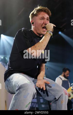 Padova, Italia. 5 aprile 2024. ALFA - non so chi abbia creato il mondo ma so che era innamorato - TOUR 2024 Padova (PD) Kioene Arena nella foto ALFA Credit: Independent Photo Agency/Alamy Live News Foto Stock