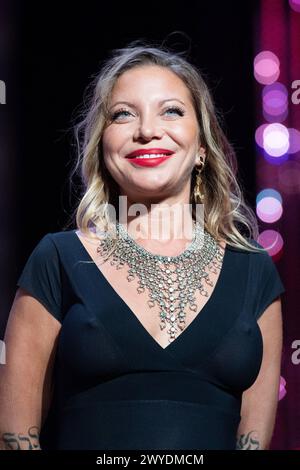 Cannes, Francia. 5 aprile 2024. Doully partecipa alla cerimonia di apertura del 7° CannesSeries International Festival a Cannes, Francia, il 5 aprile 2024. Foto di Aurore Marechal/ABACAPRESS.COM credito: Abaca Press/Alamy Live News Foto Stock