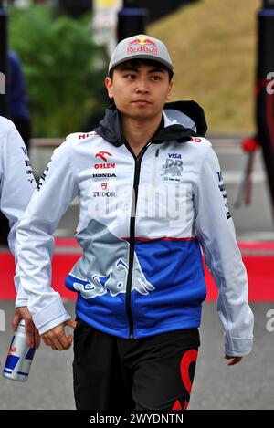 Suzuka, Giappone. 6 aprile 2024. Ayumu Iwasa (JPN) RB test driver. Campionato del mondo di Formula 1, Rd 4, Gran Premio del Giappone, sabato 6 aprile 2024. Suzuka, Giappone. Crediti: James Moy/Alamy Live News Foto Stock