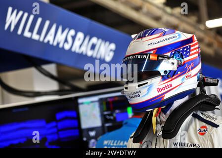 Suzuka, Giappone. 6 aprile 2024. Logan Sargeant (USA) Williams Racing. 06.04.2024. Formula 1 World Championship, Rd 4, Japanese Grand Prix, Suzuka, Giappone, giorno di qualificazione. Il credito fotografico dovrebbe essere: XPB/Alamy Live News. Foto Stock