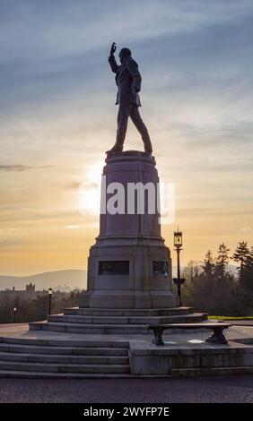 Statua di Sir Edward Carson negli edifici del Parlamento, Stormont Foto Stock