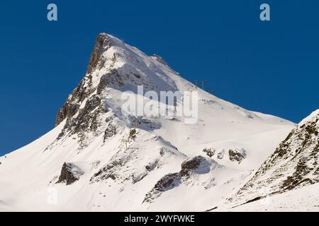 PIC d'Ardiden a Luz Ardiden, Luz-Saint-Sauveur, Parco Nazionale dei Pirenei, Hauts Pyrenees, Francia Foto Stock