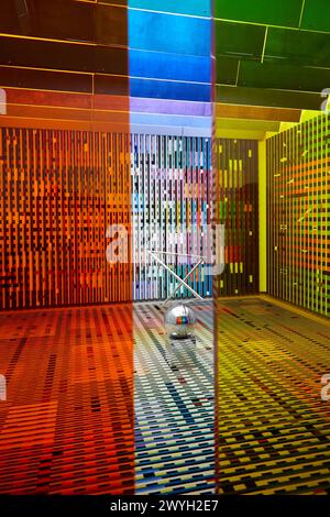 "Aménagement de l'antichambre des appartements privés du Palais de l'Elysée pour le président Georges Pompidou", 1972-1974, Agam, Centre Pompidou, Parigi, Francia, Europa. Foto Stock