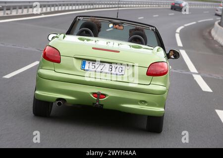 Coppia in macchina. Foto Stock