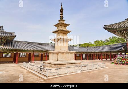 Tempio di Bulguksa Foto Stock