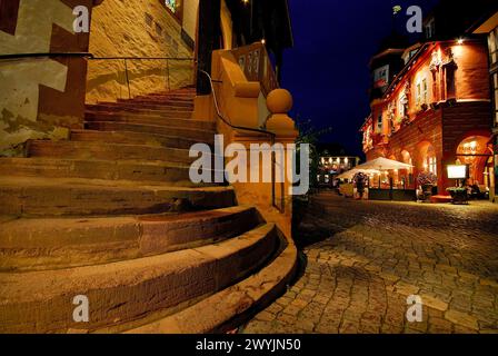 Scala di Rathaus di Goslar, bassa Sassonia, Germania Foto Stock