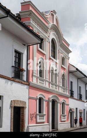 Colombia, quartiere di Cauca, quartiere storico, casa coloniale Foto Stock