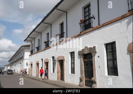 Colombia, quartiere di Cauca, quartiere storico, casa coloniale Foto Stock