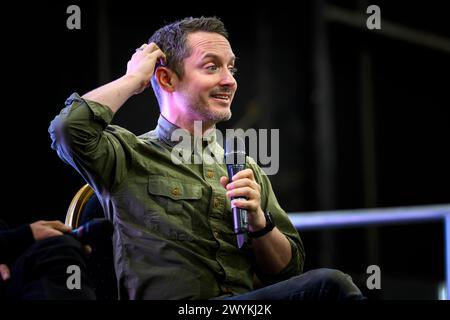 ComicCon 2023, Highland Centre, Scotland, Andy Serkis ed Elijah Wood Foto Stock