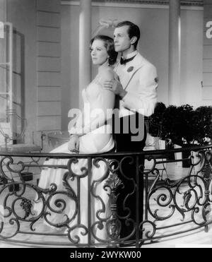 Julie Andrews, Daniel Massey, sul set del film "Star!", 20th Century-Fox, 1968 Foto Stock