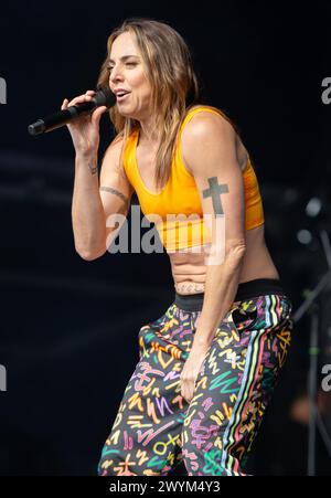 Mel C a Camp Bestival - Castello di Lulworth - 2023 Foto Stock