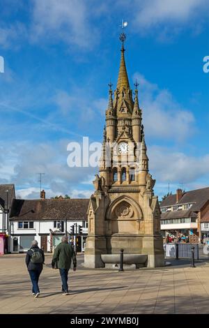 Torre dell'orologio, Stratford Upon Avon, Inghilterra, Gran Bretagna Foto Stock