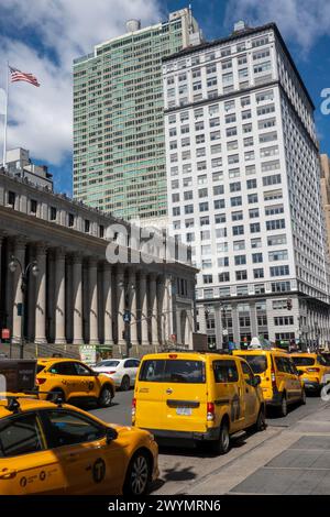 L'esterno della Moynihan Train Hall 2024, New York City, USA Foto Stock