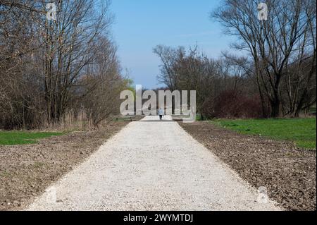 Cracovia, piccola Polonia, 19 marzo 2024 - sito commemorativo del museo e cimitero di Plaszow Foto Stock