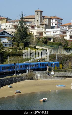 Riserva della Biosfera di Urdaibai. Gernika estuario. Sukarrieta. Bizkaia. Euskadi. Spagna. Foto Stock