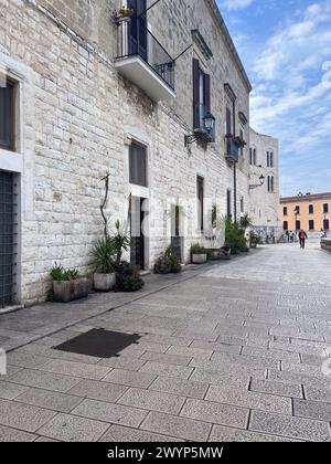 Bari, Italia, Basilica Cattedrale metropolitana Primaziale San Sabino, San Nicola, Palazzo del sedile, Arcidiocesi di Bari - Bitonto Foto Stock