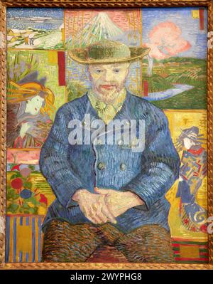 Ritratto di Pere Tanguy. Vincent Van Gogh. Museo Rodin. Parigi. Francia Foto Stock