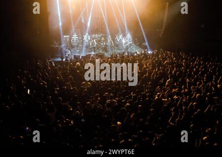 Lucifer's Child si esibisce al Floyd Live Music Venue, Atene / Grecia, aprile 2024 Foto Stock