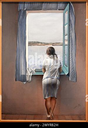 Girl at the Window, 1925, Salvador Dalí, Museo Nacional Centro de Arte Reina Sofia, Madrid, Spagna, Europa. Foto Stock