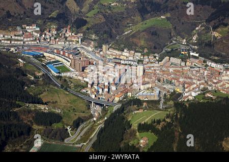 Eibar, Gipuzkoa, Paesi Baschi, Spagna. Foto Stock