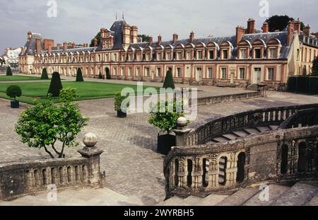 Château de Fontainebleau (1527). Francia. Foto Stock