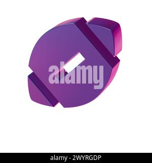 Bellissime illustrazioni astratte icone simbolo del calcio sportivo blu Foto Stock