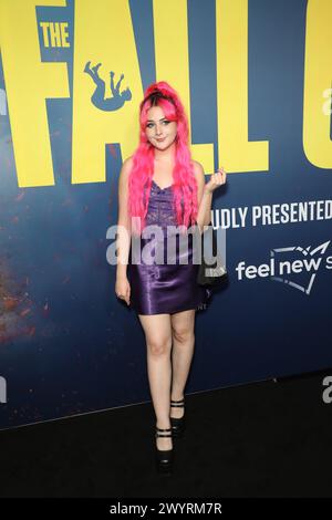 Sydney, Australia. 8 aprile 2024. TBC arriva sul Red carpet per la prima australiana di THE FALL GUY al State Theatre, 49 Market Street, Sydney NSW 2000. Crediti: Richard Milnes/Alamy Live News Foto Stock