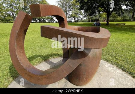 Museo Chillida Leku. Caserío Zabalaga. Hernani. Guipuzcoa. Euskadi. Spagna. Foto Stock