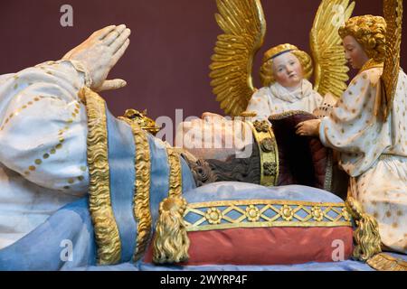 Salle des gardes, Tomba di Philippe le Hardi, Duc de Bourgogne, Museo delle Belle Arti, Musée des Beaux-Arts, Digione, Cote d'Or, regione della Borgogna, Borgogna, Foto Stock