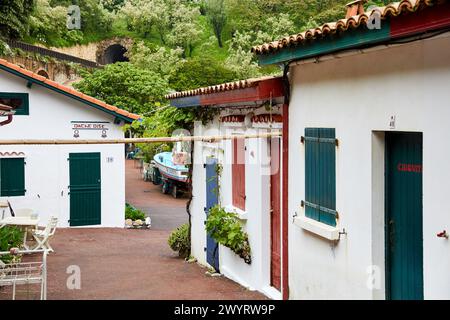 Port des Pêcheurs, le Port Vieux, Biarritz, Paesi Baschi, Pirenei Atlantiques, Francia, Europa. Foto Stock