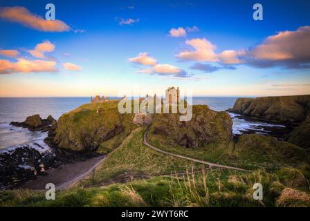 castello dunnotar stonehaven aberdeenshire scozia. Foto Stock