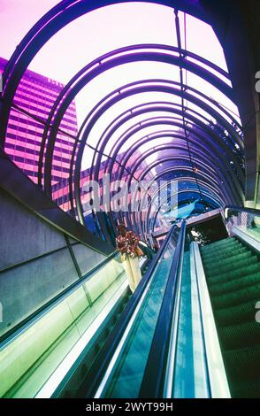 Scale della metropolitana a Bilbao. Biscaglia. Paesi Baschi. Spagna. Foto Stock