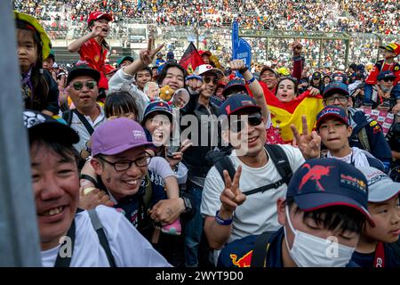 Suzuka, Giappone, aprile 07, Gran Premio del Giappone, dal Suzuka International Racing Course, Suzuka, Giappone gareggia per il Gran Premio del Giappone 2024. Giorno della gara, round 04 del campionato di Formula 1 2024. Crediti: Michael Potts/Alamy Live News Foto Stock