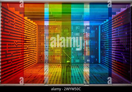 "Aménagement de l'antichambre des appartements privés du Palais de l'Elysée pour le président Georges Pompidou", 1972-1974, Agam, Centre Pompidou, Parigi, Francia, Europa. Foto Stock