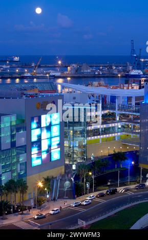 Centro commerciale El Muelle, Puerto de la Luz, Las Palmas, Grand Canary, Isole Canarie. Foto Stock