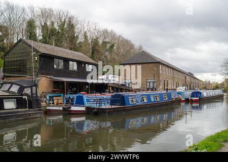 Harefield, Regno Unito. 4 aprile 2024. Vita quotidiana sul Grand Union Canal di Harefield, Uxbridge e nelle vicinanze. Crediti: Maureen McLean/Alamy Foto Stock