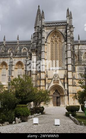 Monastero di Santa Maria da Vitória (detto anche Monastero di Batalha), Leiria. Portogallo. Foto Stock