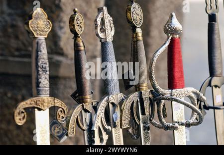 Souvenir, artigianato. Toledo. Spagna. Foto Stock