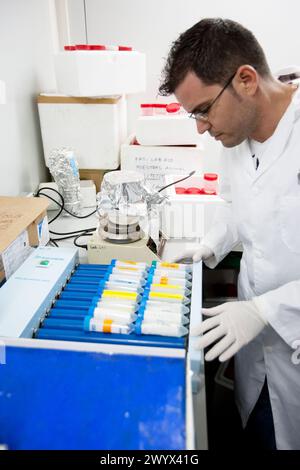 Dipartimento di Ischemia cerebrale e neurodegenerazione, IIBB - Istituto per la ricerca biomedica di Barcellona, CSIC - Consejo Superior de Investigacion Cientifica (Consiglio Nazionale spagnolo delle ricerche), Barcellona, Catalogna, Spagna. Foto Stock