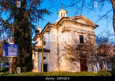 La Cappella reale di St Anthony of la Florida - Real Ermita de San Antonio de la Florida, è una cappella neoclassica. Madrid, Comunidad de Madrid, Spagna Foto Stock