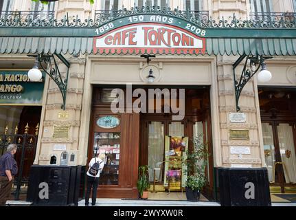 Caffè Tortoni. Avenida de Mayo. Buenos Aires. Argentina. Foto Stock