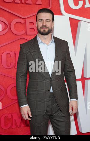 Sam Hunt partecipa ai CMT Music Awards 2024 al Moody Center il 7 aprile 2024 ad Austin, Texas. Foto: Amy Price/imageSPACE/MediaPunch Foto Stock