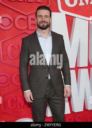 Sam Hunt partecipa ai CMT Music Awards 2024 al Moody Center il 7 aprile 2024 ad Austin, Texas. Foto: Amy Price/imageSPACE/MediaPunch Foto Stock