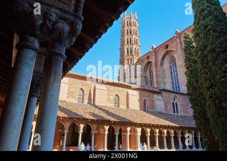 Couvent des Giacobini. Tolosa. Haute Garonne. La Francia. Foto Stock